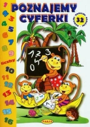 Poznajemy cyferki - 32 naklejki Pasja - praca zbiorowa