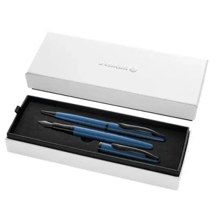 Zestaw Jazz Noble Aqua pióro wieczne + długopis - PELIKAN