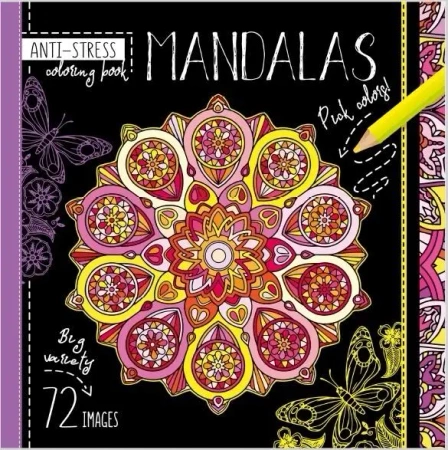 Kolorowanka antystresowa 200x200 Mandalas TW - Fresh