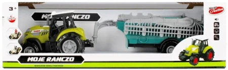 Traktor z przyczepą