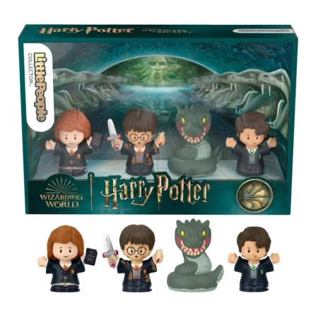 Zestaw figurek Little People Harry Potter 4-pak Komnata Tajemnic - Mattel