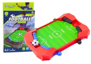 Mini gra zręcznościowa piłka nożna czerwona - Leantoys