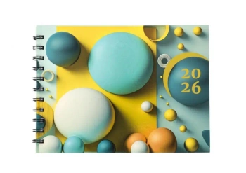 Terminarz notes 2026 tygod. A5 na spirali MIX - Artsezon