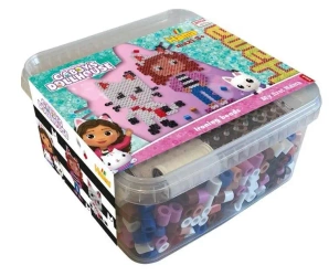 Koraliki i tablica w pudełku Koci Domek Gabi 900el - Hama