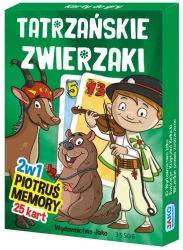 Karty Piotruś/Memory. Tatrzańskie Zwierzaki - Wydawnictwo Jako