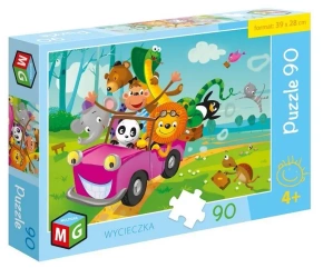 Puzzle 90 elementów. Wycieczka