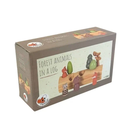 Drewniany sorter zwierzątka leśne - Egmont Toys