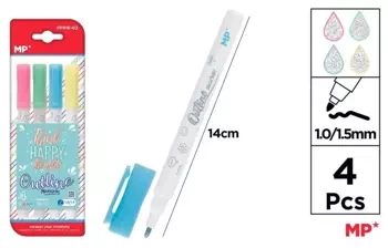 Długopis z podwójną linią 4 kolory - MP Main Paper