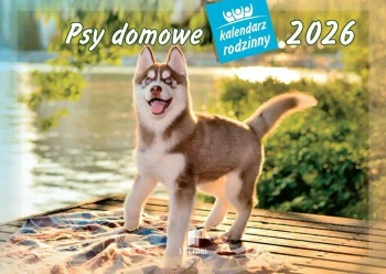 Kalendarz 2026 rodzinny Psy domowe - Lucrum