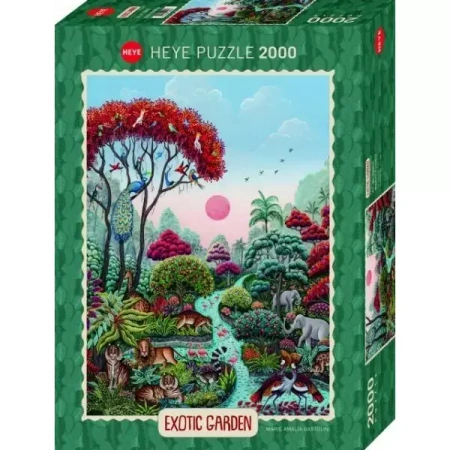 Puzzle 2000 elementów Raj dla dzikich zwierząt