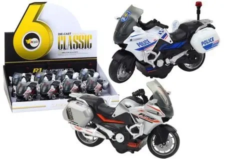 Motocykl z napędem frykcyjnym 1:10 MIX - Leantoys