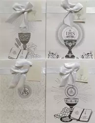 Torebka ozdobna z kokardą Komunia PL-2K mała - Panorama