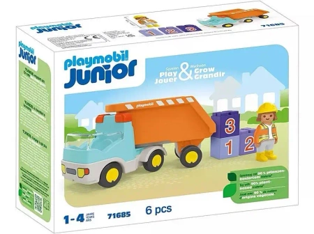 Zestaw z figurką Junior 71685 Wywrotka - Playmobil