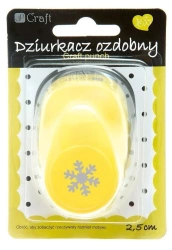 Dziurkacz ozdobny 2,5cm śnieżynka MIX - Dalprint