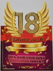Karnet Urodziny 18 - YEKU