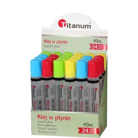 Klej w płynie 40 ml (24szt) - Titanum