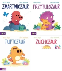 Zuchozaur + Przytulozaur + Zmartwiozaur + Tuptozaur Rachel Bright PAKIET - Rachel Bright
