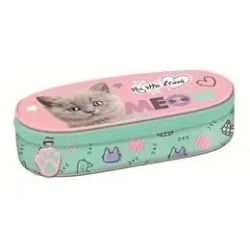 Piórnik saszetka z wewnętrzną klapką Fluffy Kitty - ST-MAJEWSKI