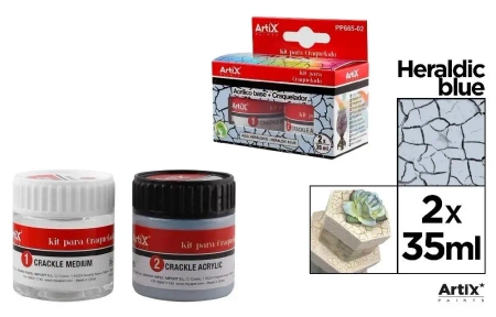 Farba akrylowa turkusowa 35ml + środek tworzący - Artix