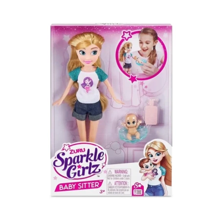Lalka Zestaw Opiekunka do dzieci - ZURU Sparkle Girlz