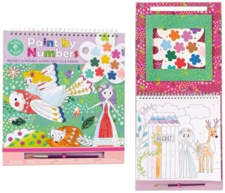 Malowanie po numerach bajkowy świat - Floss & Rock