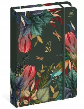 Kalendarz 2026 książkowy A5/384K Metallic Savage - INTERDRUK