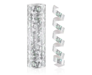 Serpentyna holograficzna srebrna 4m - Godan