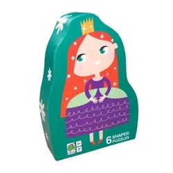 Puzzle dla dzieci w ozdobnym pudełku Księżniczka - Barbo Toys