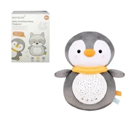 Zabawka dla malucha projektor pluszowy pingwin - SWEDE