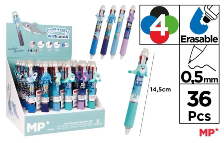 Długopis ścieralny 4-kolorowy Morskie... (36szt) - MP Main Paper