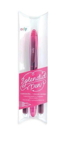 Pióro wieczne Splendid różowe + 3 naboje - Kolorowe Baloniki