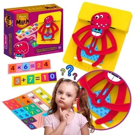 Mata edukacyjna dinozaur do nauki matematyki - Maksik