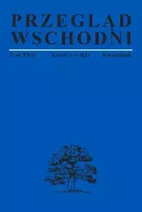 Przegląd Wschodni Tom 62 - Malicki Jan