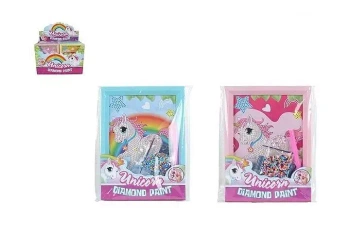 Obrazek diamentowy Jednorożec 18,5cm 4rodz 590227