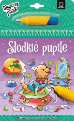 Słodkie pupile. Malowanka z pisakiem wodnym - Anna Podgórska