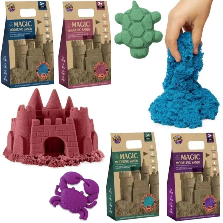 Piasek kinetyczny 1kg MIX - Trifox