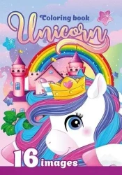 Kolorowanka A4 16 obrazków Jednorożec - Fresh