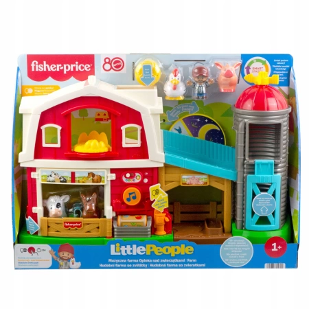 Little People Muzyczna farma Opieka nad zwierzątkami Zestaw interaktywny JGX10