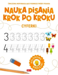 Nauka pisania krok po kroku. Cyferki - praca zbiorowa