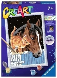 CreArt dla dzieci: Koń i kotek - Ravensburger
