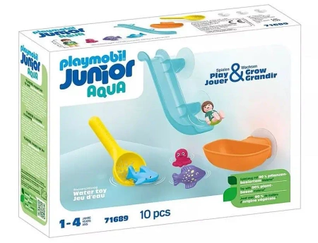 Playmobil JUNIOR AQUA Wodna zjeżdżalnia z morskimi zwierzątkami 71689