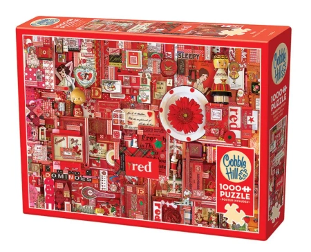 Puzzle 1000 Pomaluj mój świat na kolor czerwony 112207 - Cobble Hill