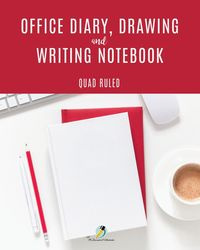 Office Diary, Drawing and Writing Notebook Quad Ruled - Journals and Notebooks