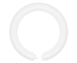 Balony rurki włoskie transparentne 100szt - Godan