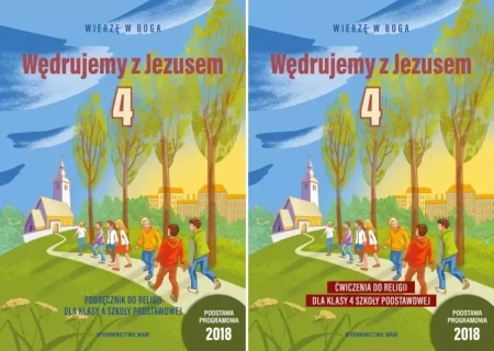 WĘDRUJEMY Z JEZUSEM KL.4 SP PODRĘCZNIK + ĆWICZENIA - Aleksandra Bałoniak, Kamilla Frejusz, Mateusz Janyga SJ, Władysław Kubik SJ, Joanna Staniś-Rzepka, K