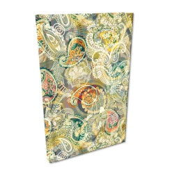 Notes A5 kratka Soft Touch Paisley Gold - EV-Corp