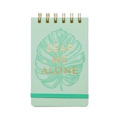Notatnik 80K linia Leaf Me Alone - Designworks Ink