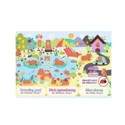 Blok rysunkowy A4/50K 90g Kapibara - Strigo