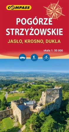 Mapa turystyczna - Pogórze Strzyżowskie 1:50 000 - praca zbiorowa