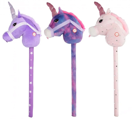 Pluszak Kon Na Kiju z Glosem 80cm Jedn Mix3 Mc50